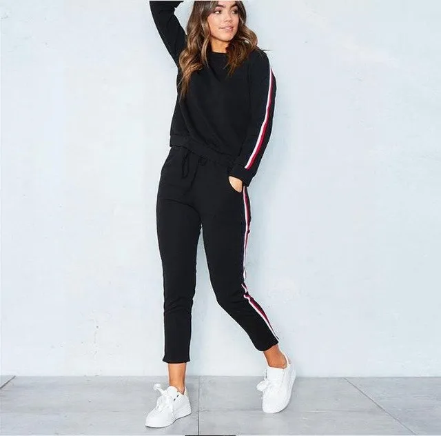 2 Piece  Leisure Sports Suit - Sweatshirt   Pants