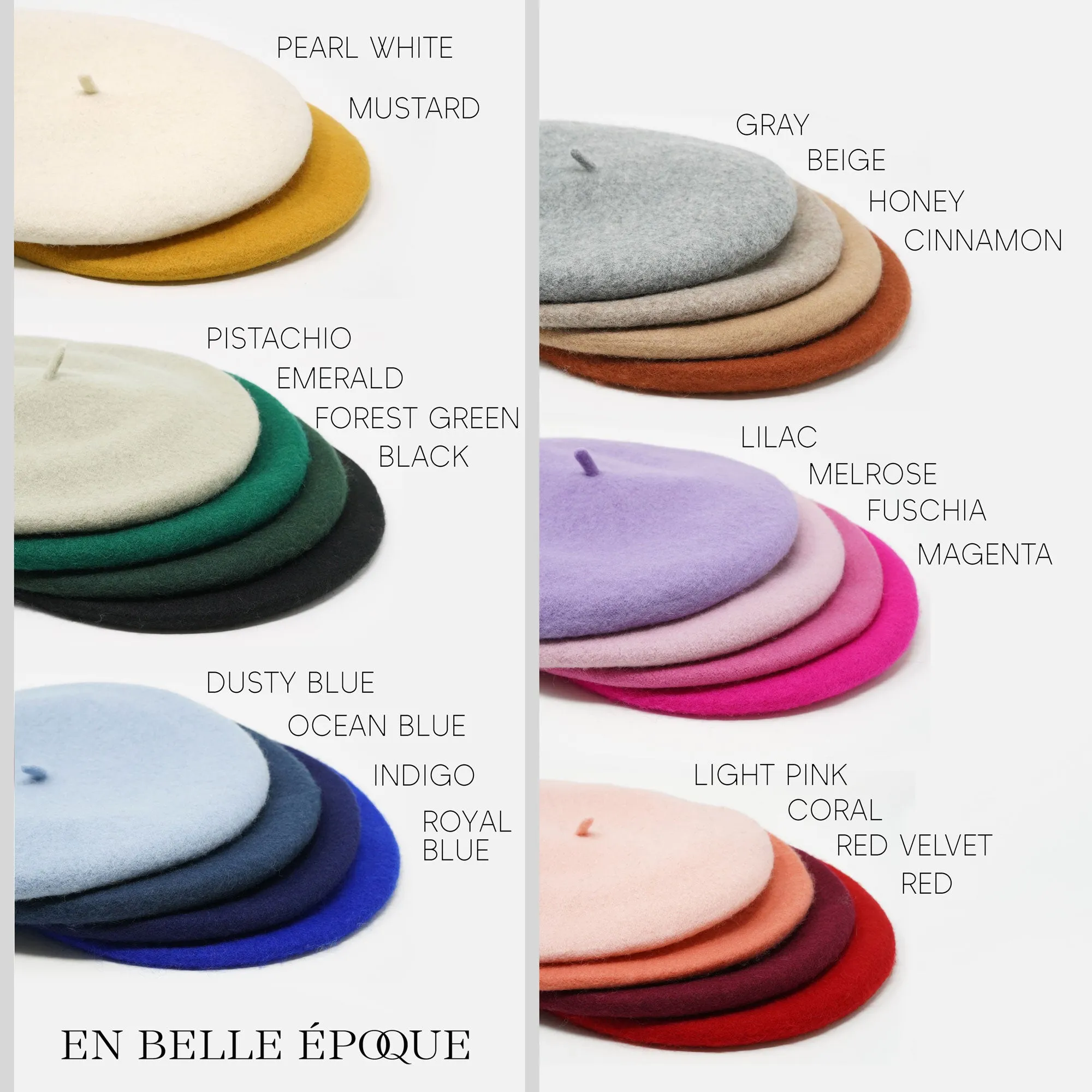 Antoinette French Wool Beret