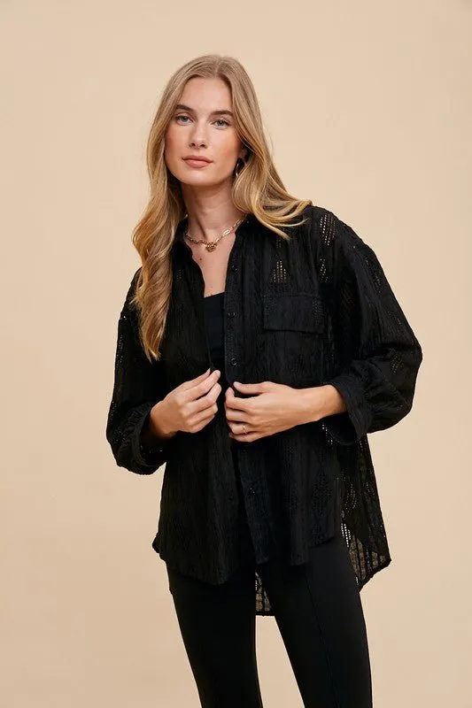 Black Button Down Shirt