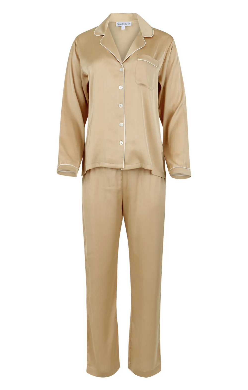 Champagne Long PJ Set