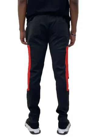 COLOR BLOCK CARGO TRACK PANTS