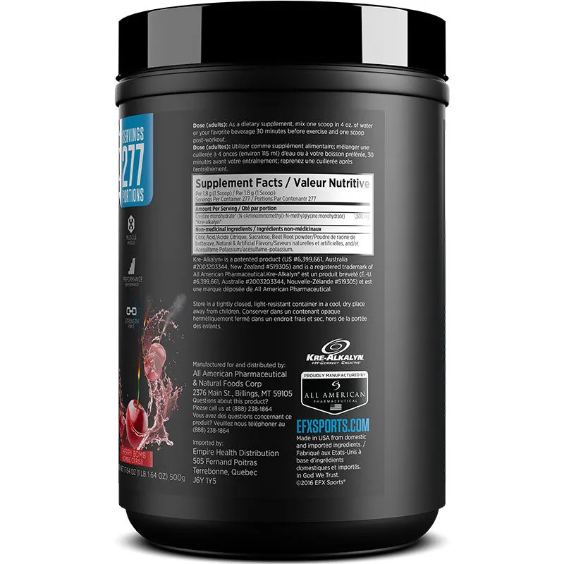 EFX Sports KreAlkalyn Powder 500g