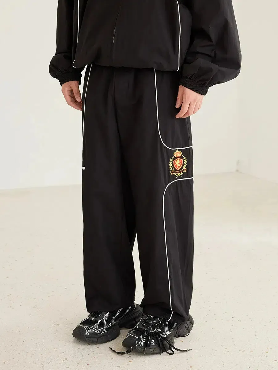 Football Club Print Casual Pants