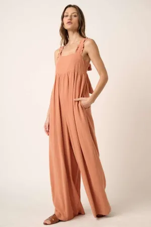 Hazel Blues® |  Mittoshop Sleeveless Wide Leg Jumpsuit