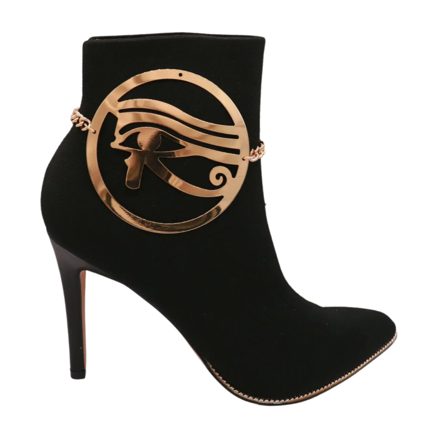 Horus Eye Egyptian Pendant Metal Boot Chain