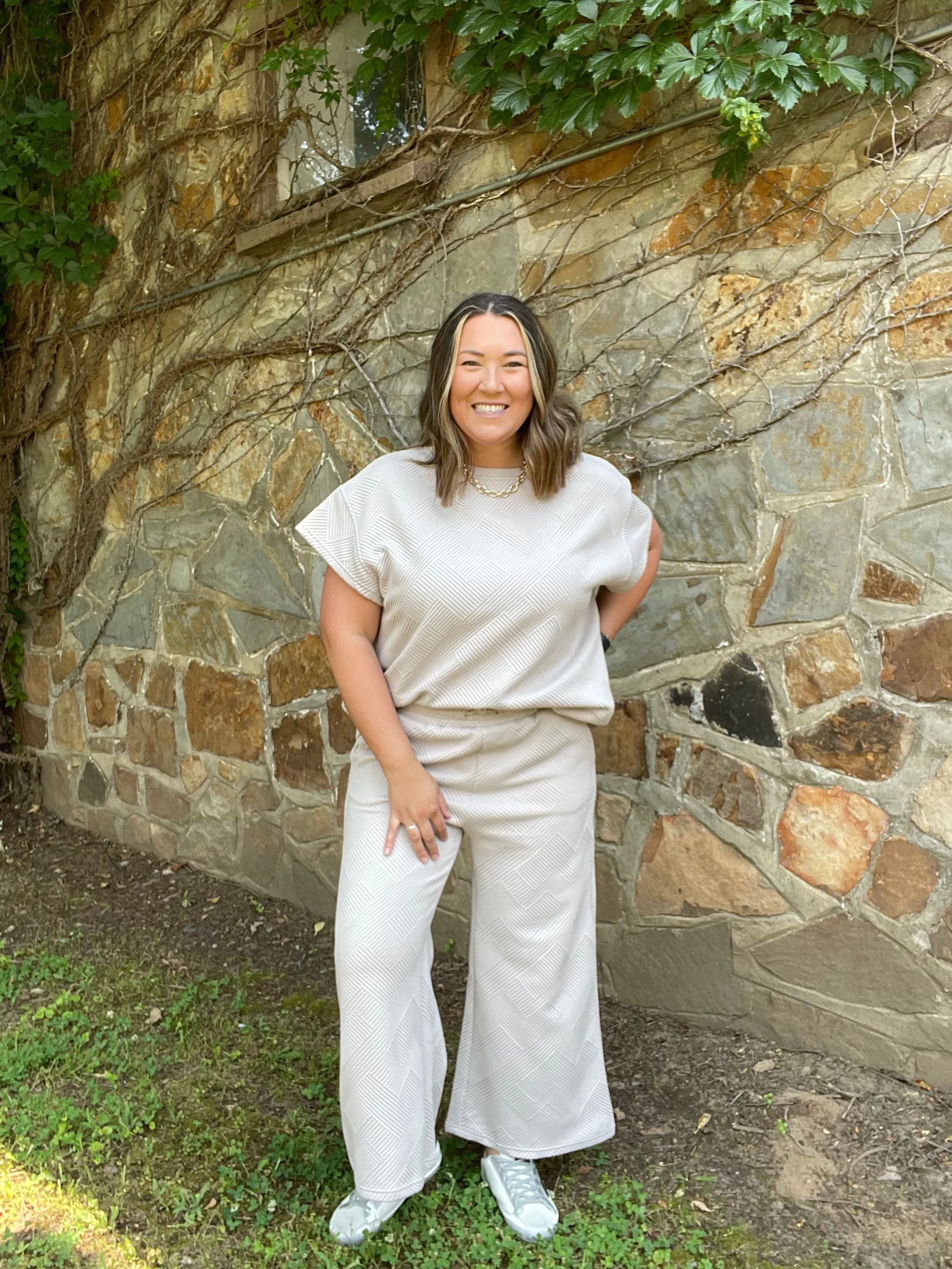 Oatmeal Textured Top