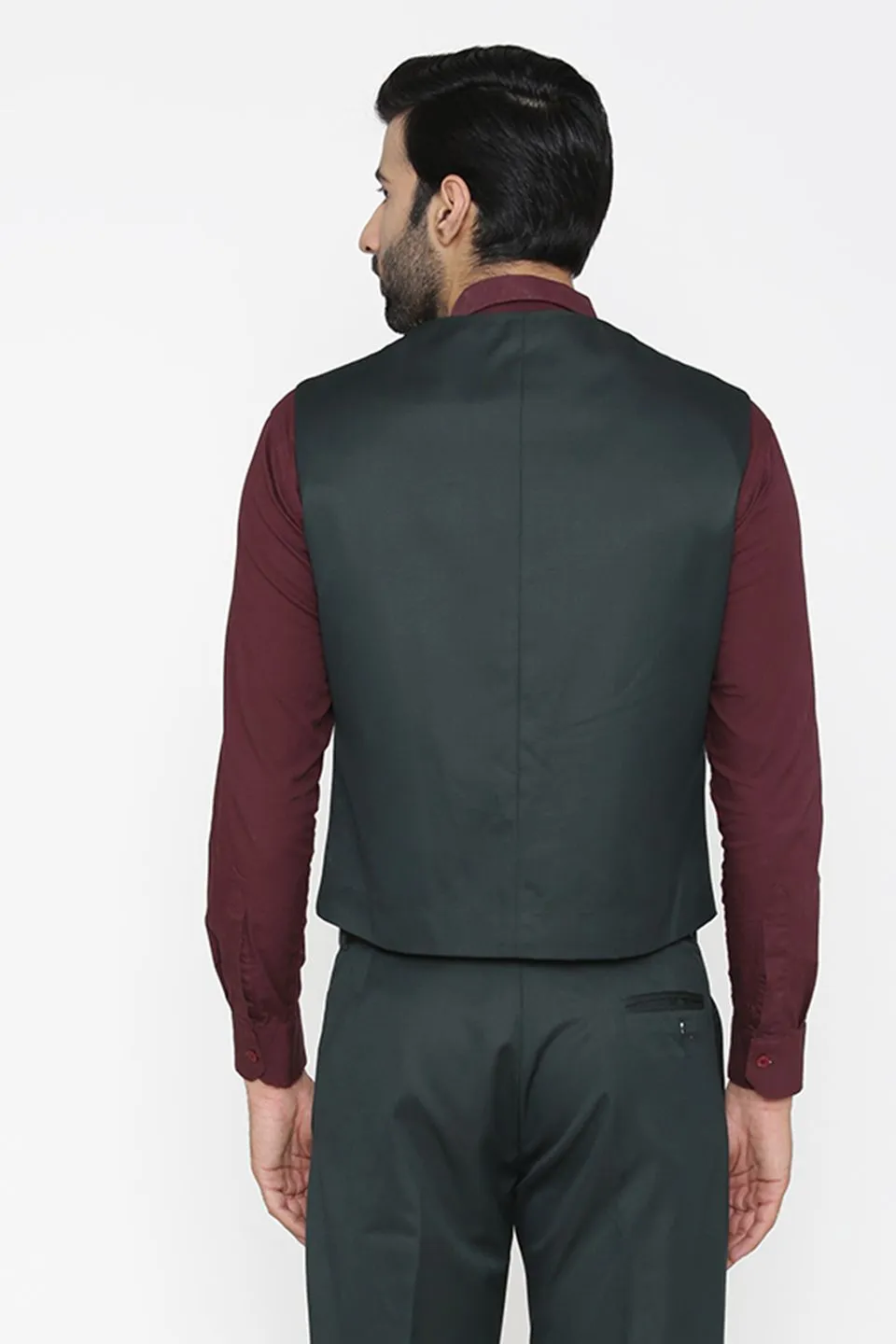 Polyester Cotton Green Jacket