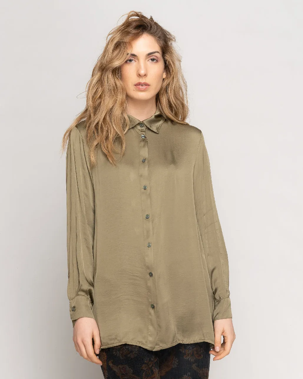 Silky Classic Button Up Shirt