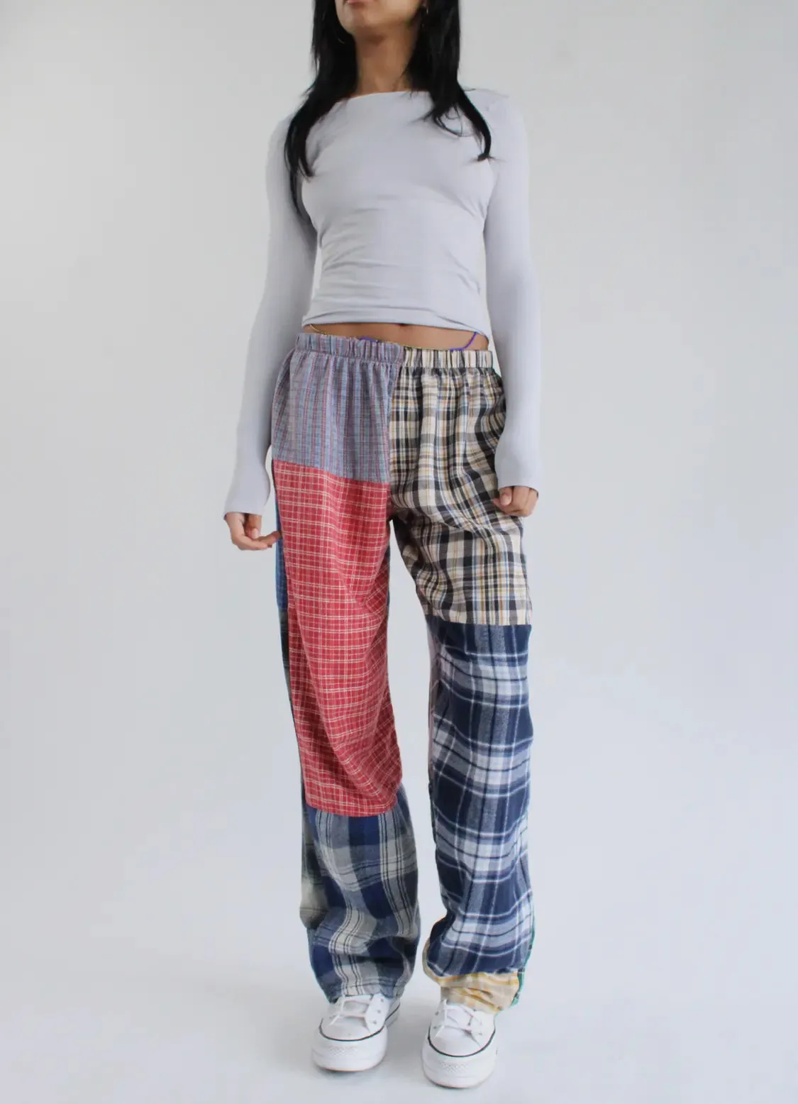 Upcycled Flannel Joggers