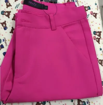 Wmwmnu Women Trousers Work Wear casual Spring Black pencil Pants Plus Size 4XL Female Slim Pants Elastic Pantalones Mujer